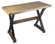 Jafra - nin - bit stół 200 z metalowymi czarnymi nogami, rozkładany (2 wkładki po 50cm)